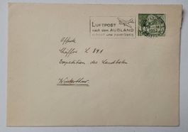 FRANKIERTES COUVERT / ENVELOPPE POSTE AFFRANCHIE