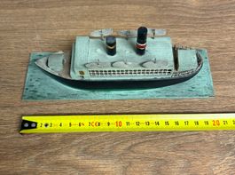 Antikes Holzschiff-Modell aus Kuba