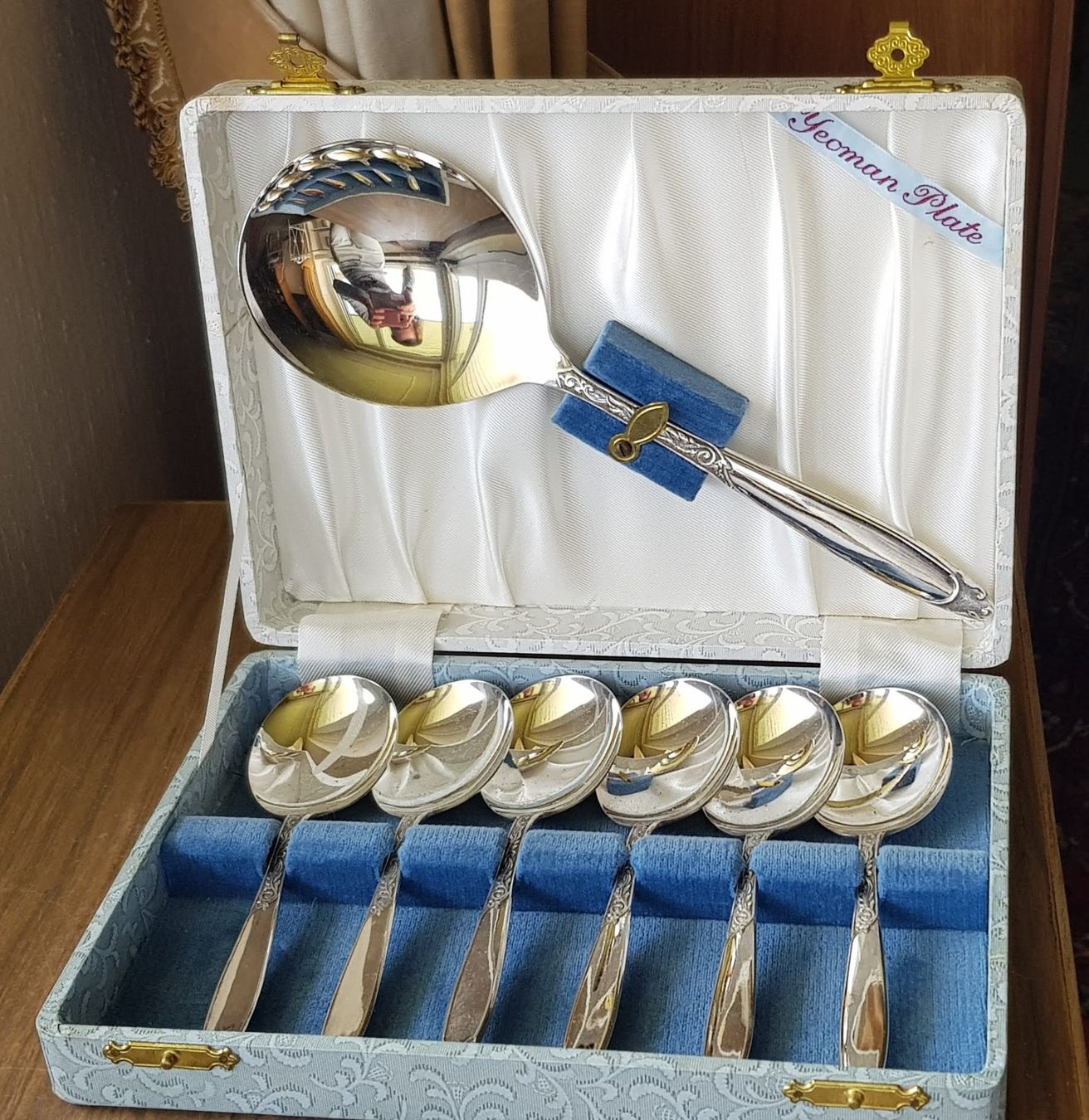 Set di posate: Dessertbesteck versilbert England – Usato da Mörschwil venduto da antiksalon 7