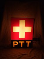 PTT Leuchte / Lampe / Reklame / Kein Emailschild