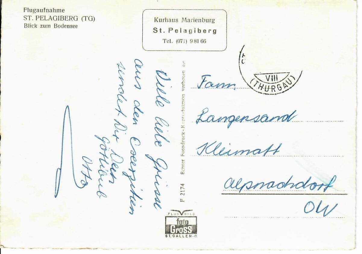 Cartes postales: St.Pelagiberg – D'occasion à Hochdorf par Ziegel-16 1