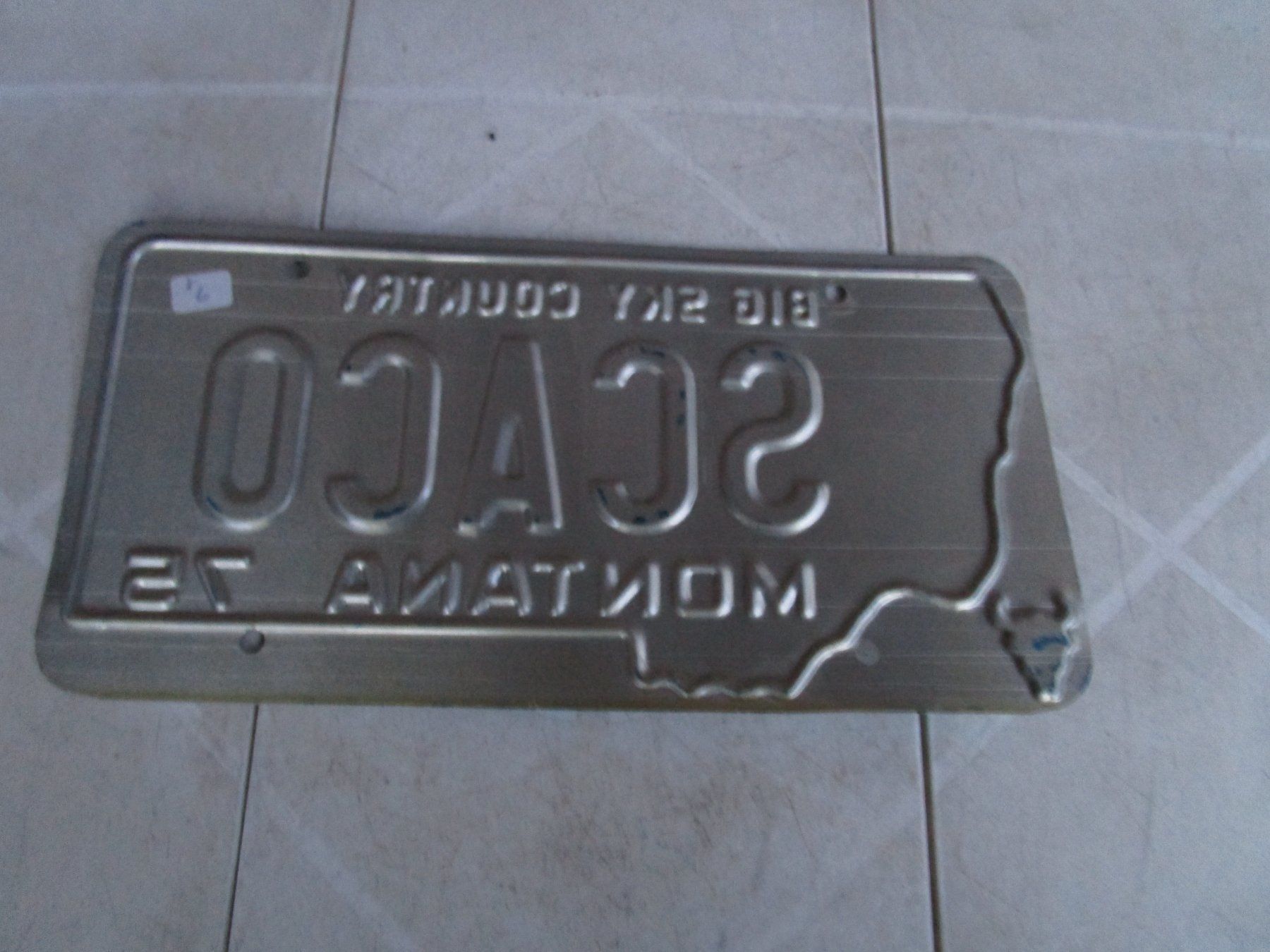 Schilder: USA Autoschild Montana – Gebraucht aus Weier im Emmental von waefler03 1