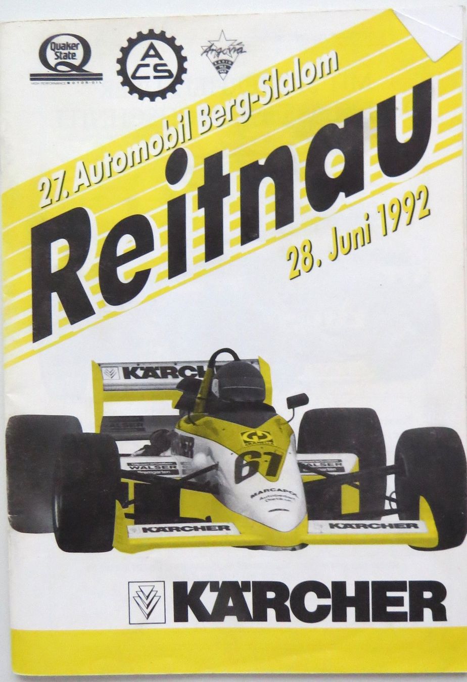 Documenti: Programm Bergrennen Reitnau von 1992 – Usato da Ettingen venduto da campione_1