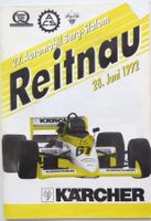 Programm Bergrennen Reitnau von 1992