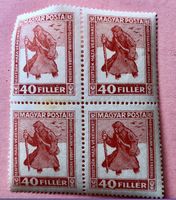 Briefmarken aus  Ungarn 1920 Die Rückkehr der Soldaten