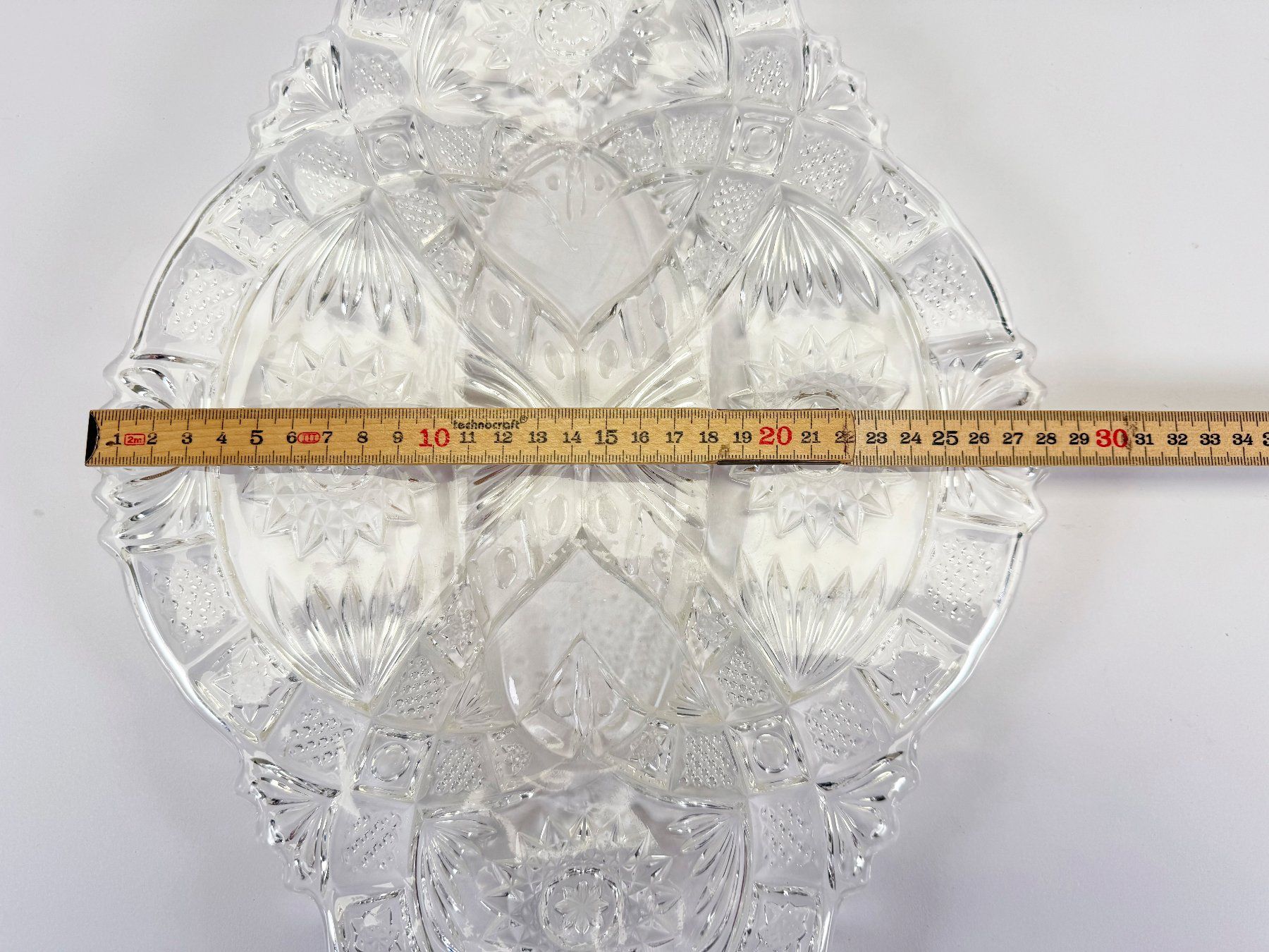 Piatti di portata: Jugendstil Glas-Schale & Glas-Platte mit Schliffdekor – Usato da Winterthur venduto da Anto-Bella 5