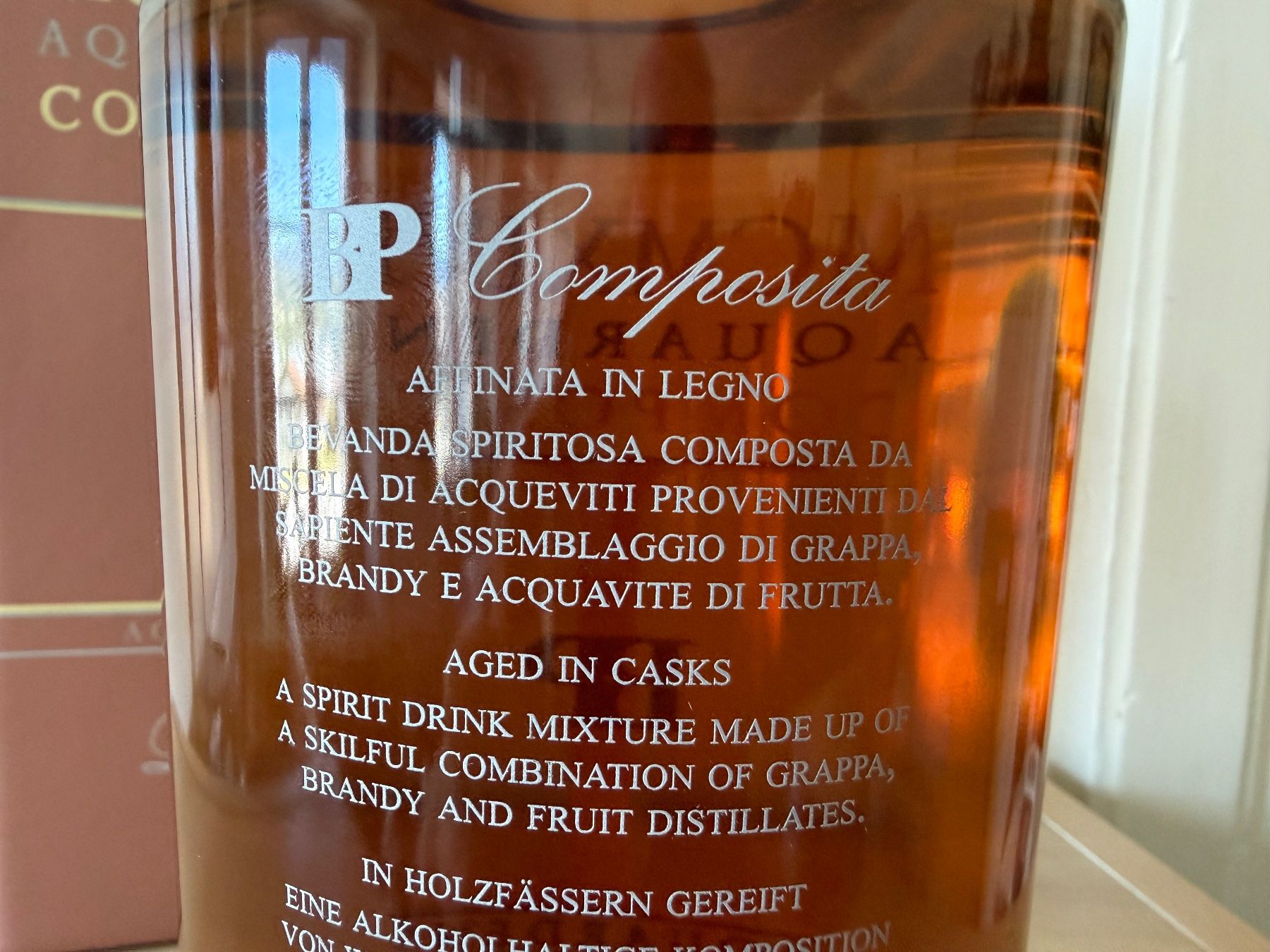 Berta Spirituosen: Grappa Berta Acquavite Composita P. Berta 43% – Neu und originalverpackt aus Wöschnau von Vinsale 3