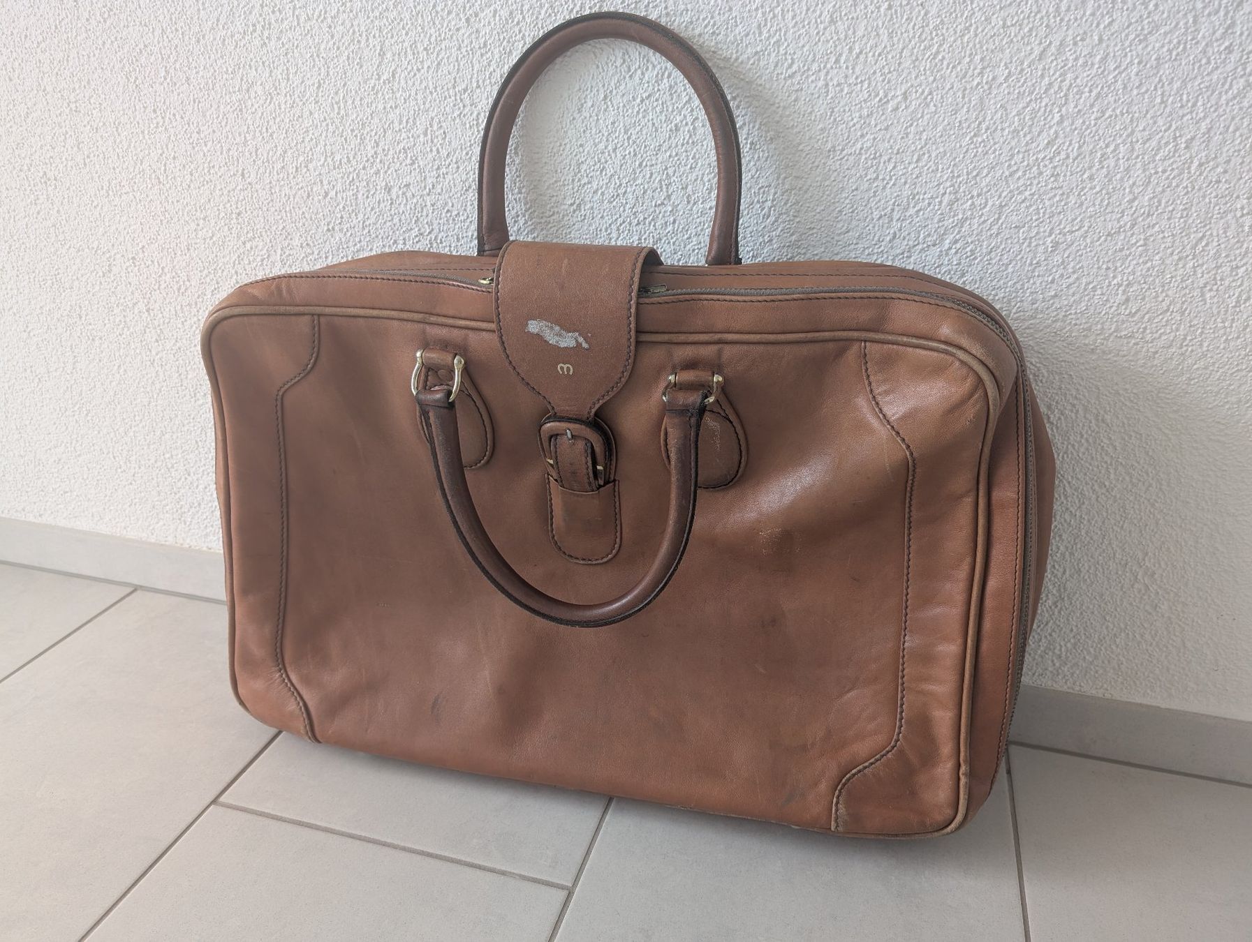 Borse: Vintage MÄRZ Leder Reisetasche – Usato da Thalwil venduto da sultan03