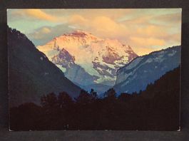 Interlaken mit Jungfrau (4166m), Abendstimmung