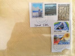 5 Stk.Briefmarken ISLAND,gestempelt 1978