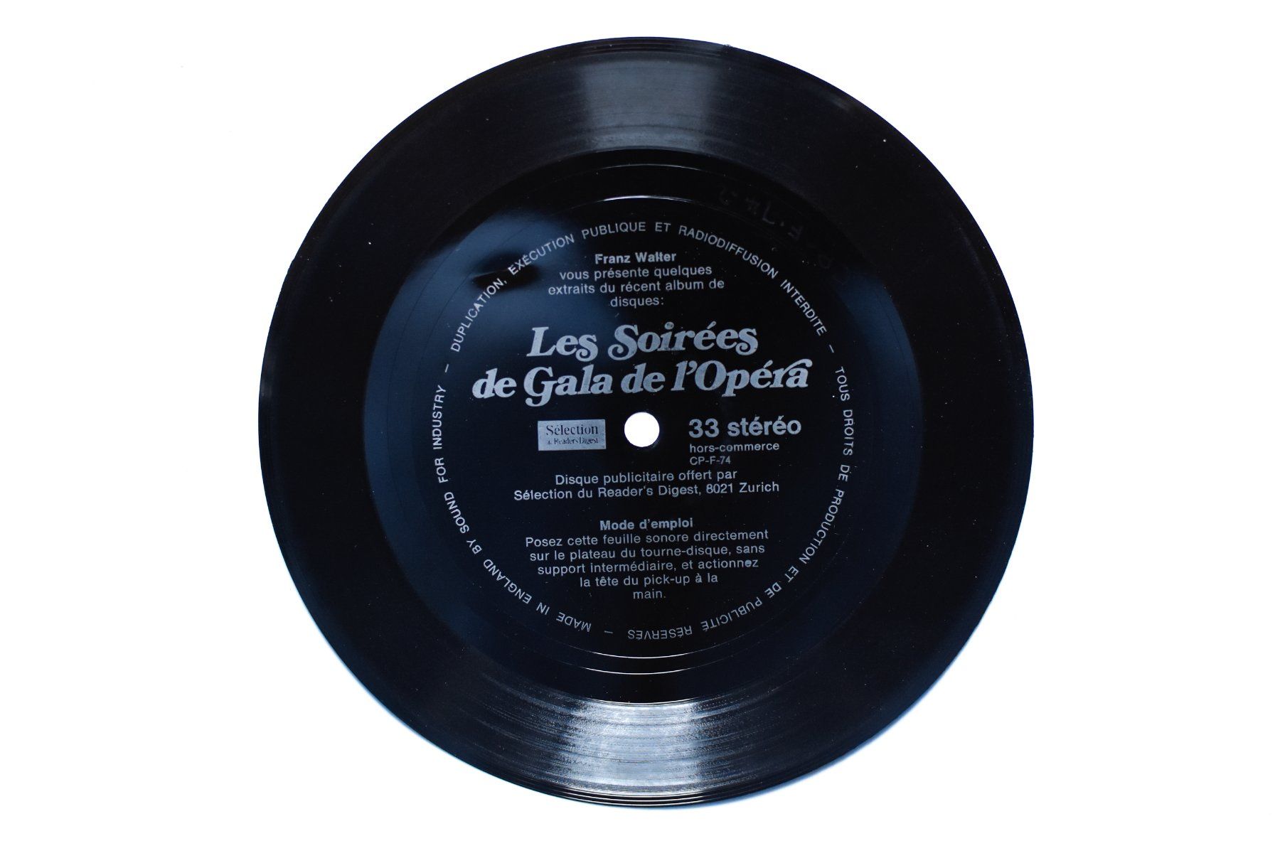 Vinyles: 6x Flexi-Disc - Sélection du Reader's Digest – D'occasion à Belmont-sur-Yverdon par bichet02 3