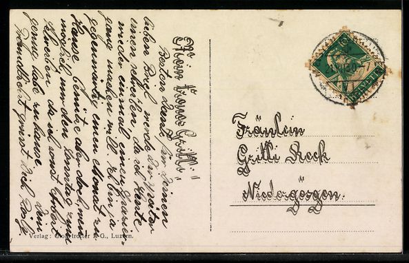 Cartoline postali: Meisterschwanden, Totalansicht mit Anlag – Usato da Berlin venduto da bartko-reher 1