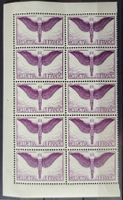 Flugpost F12z im 10ner Block postfrisch