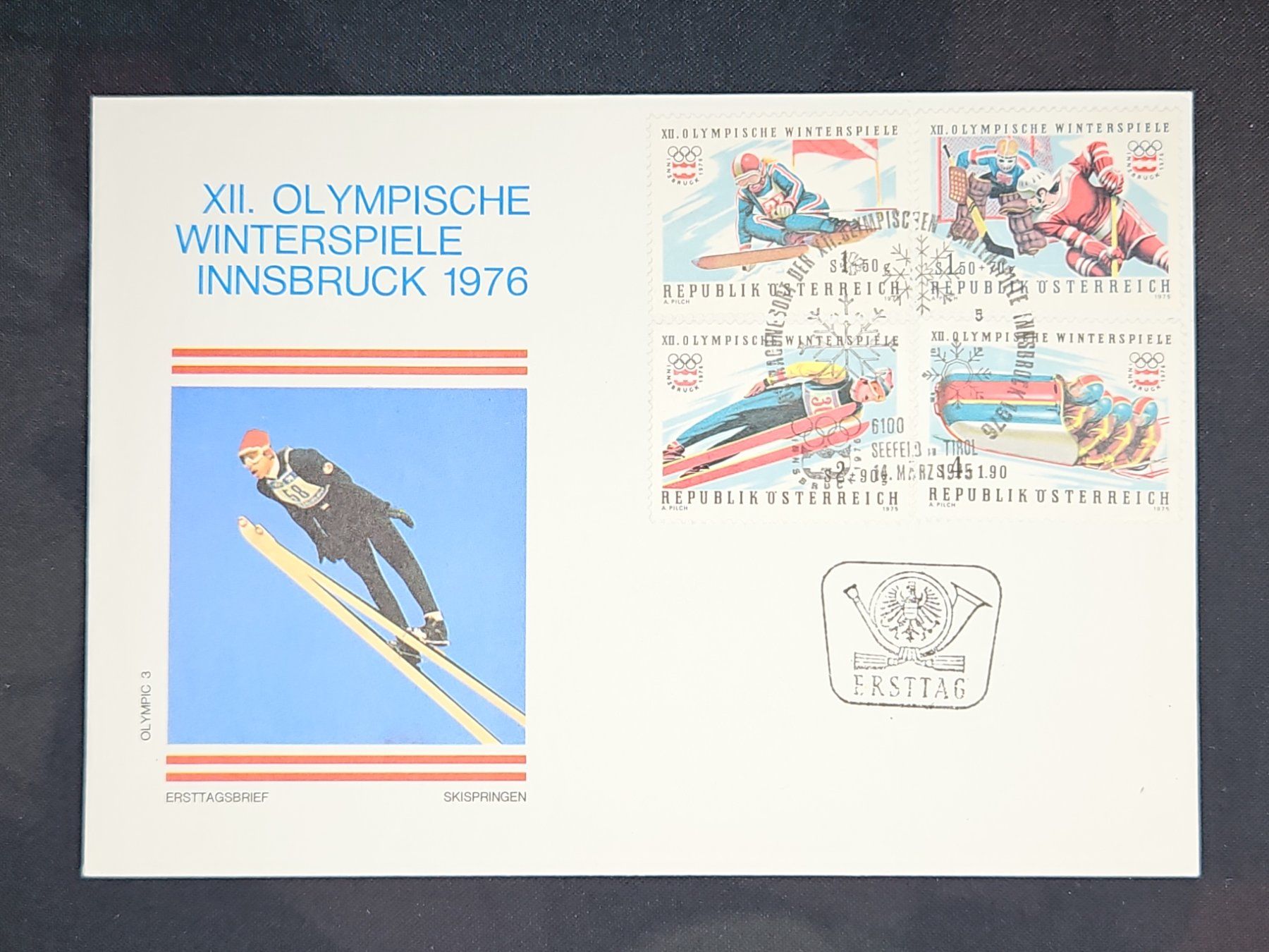 Alle Briefmarken: CL08 Enveloppe + Timbre Autriche 1976 – Gebraucht aus Cousset von Patrick_Collections
