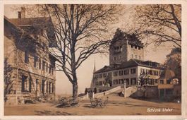 Schöne Ansichtskarte Schloss Uster 1926 ZH Zürich