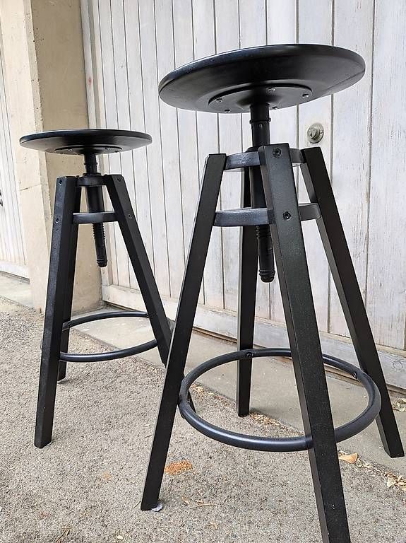 Sgabelli: 2x IKEA DALFRED Barhocker  Schwarz  Neu – Nuovo e nell'imballaggio originale da Bern venduto da Rubemmmarket 2