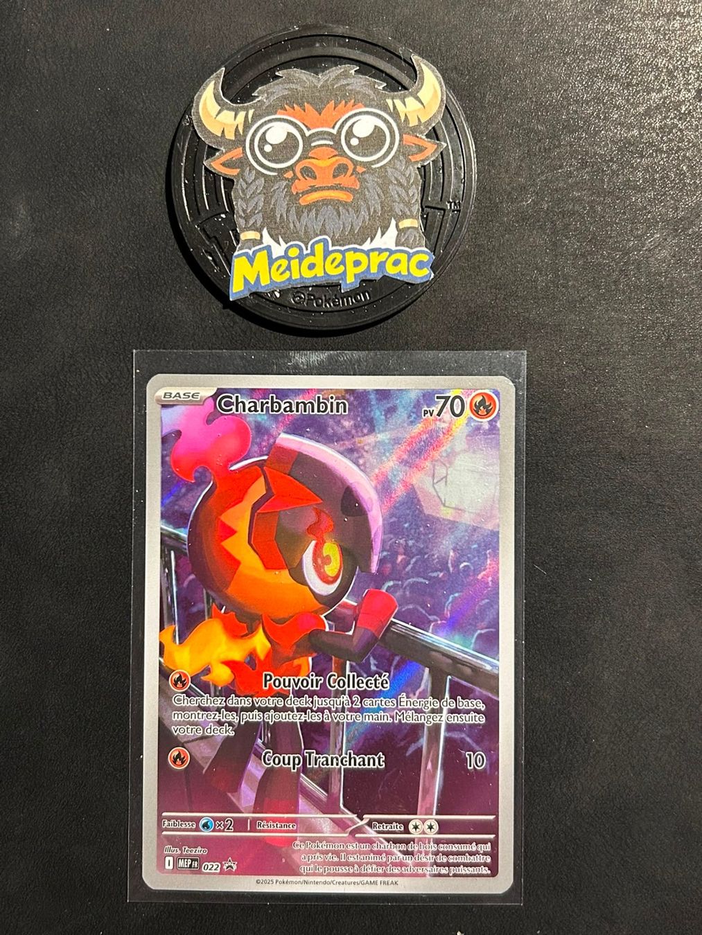 Pokémon Carte collezionabili: Charbambin Promo Méga Evolution (MEP022) FR NM – Nuovo (secondo la descrizione) da Vevey venduto da Meideprac