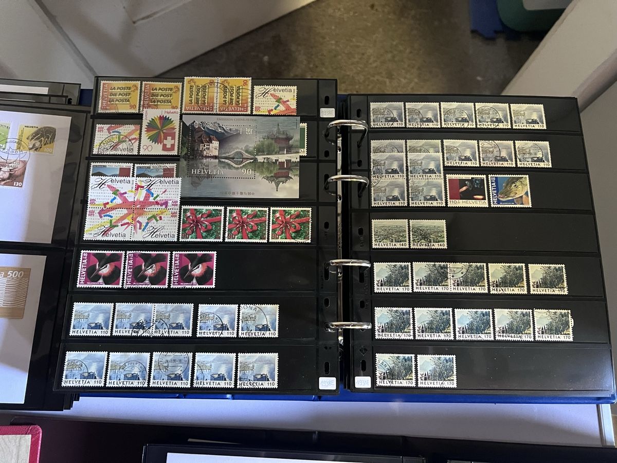 Tutti i francobolli: Briefmarken Sammlung in Alben (4) – Usato da Glattfelden venduto da maa_qcj8 1