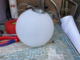 Ersatzglas Glaskugel für Temde / Max Bill Lampen