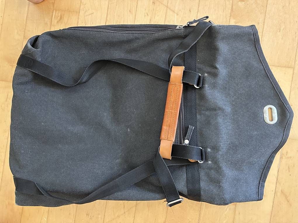 Qwstion Zaini: Qwstion Tote  Organic Washed Black – Usato da Bern venduto da Mars064 3