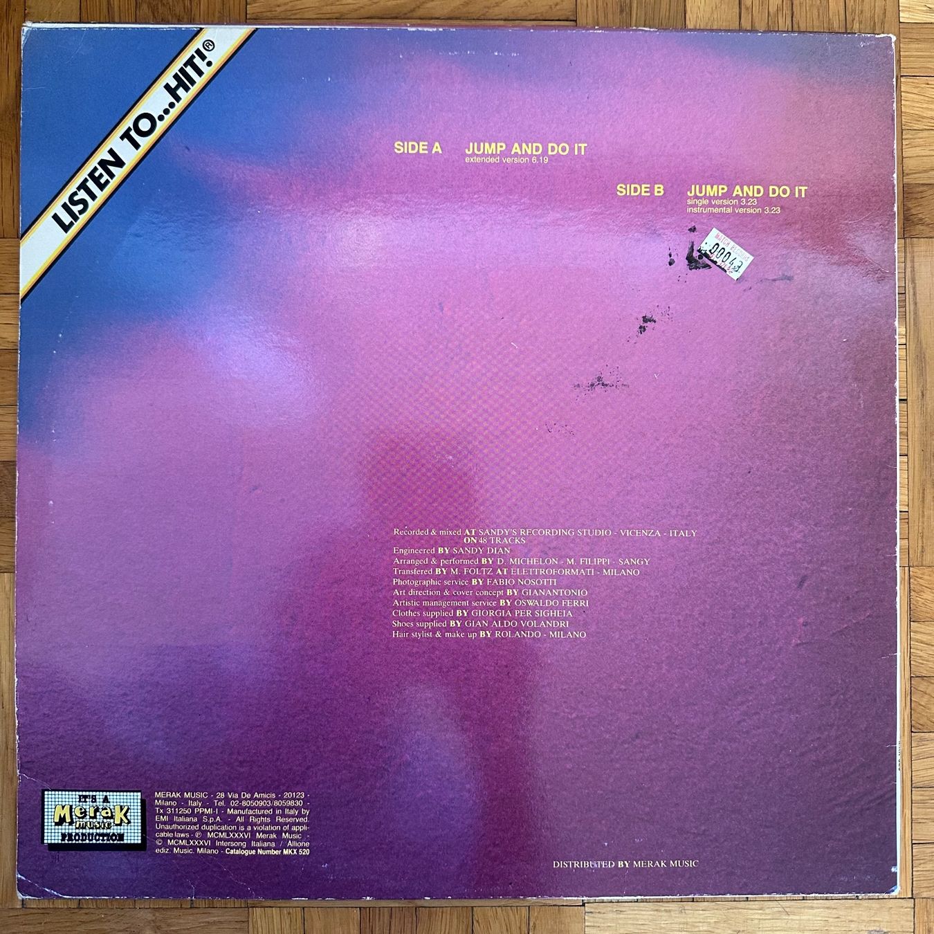 Schallplatten: MAXI - Alba - Jump And Do It – Gebraucht aus Breganzona von Onairda75 1