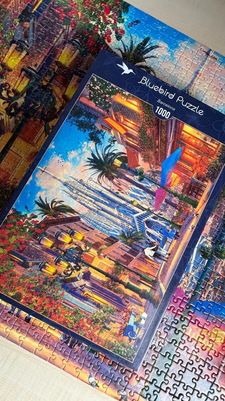 Puzzle: Puzzle von Bluebird "Barcelona", 1000 Teile – Usato da Lotzwil venduto da dr.feelgood 1