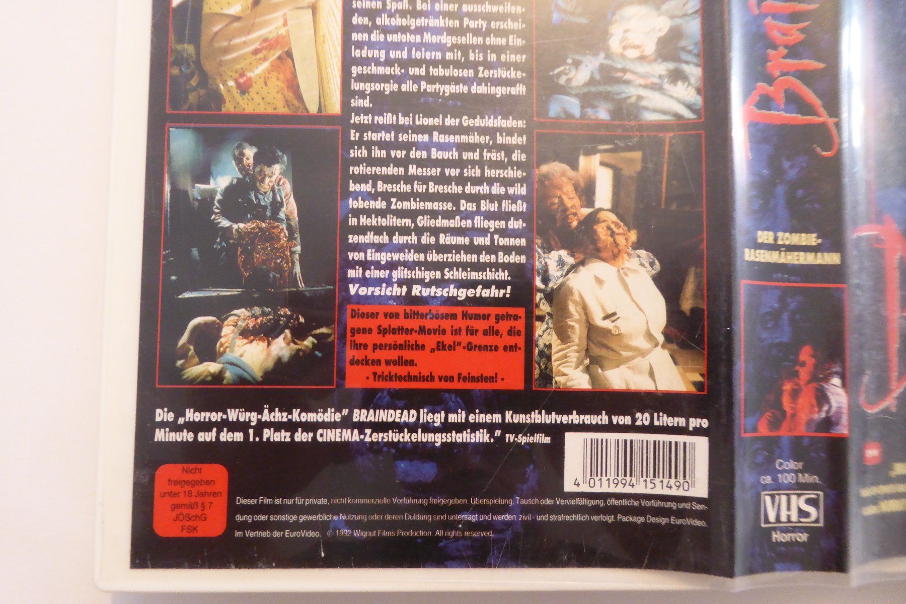 Alle VHS: VHS Braindead – Gebraucht aus Allschwil von Summelsarium 2