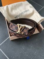 Louis Vuitton Gürtel in Damier Ébène Canvas