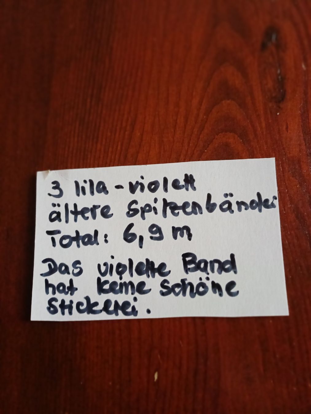 Tessuti: 3 bestickte Spitzenbänder – Nuovo (secondo la descrizione) da Gächliwil venduto da lesidees 7