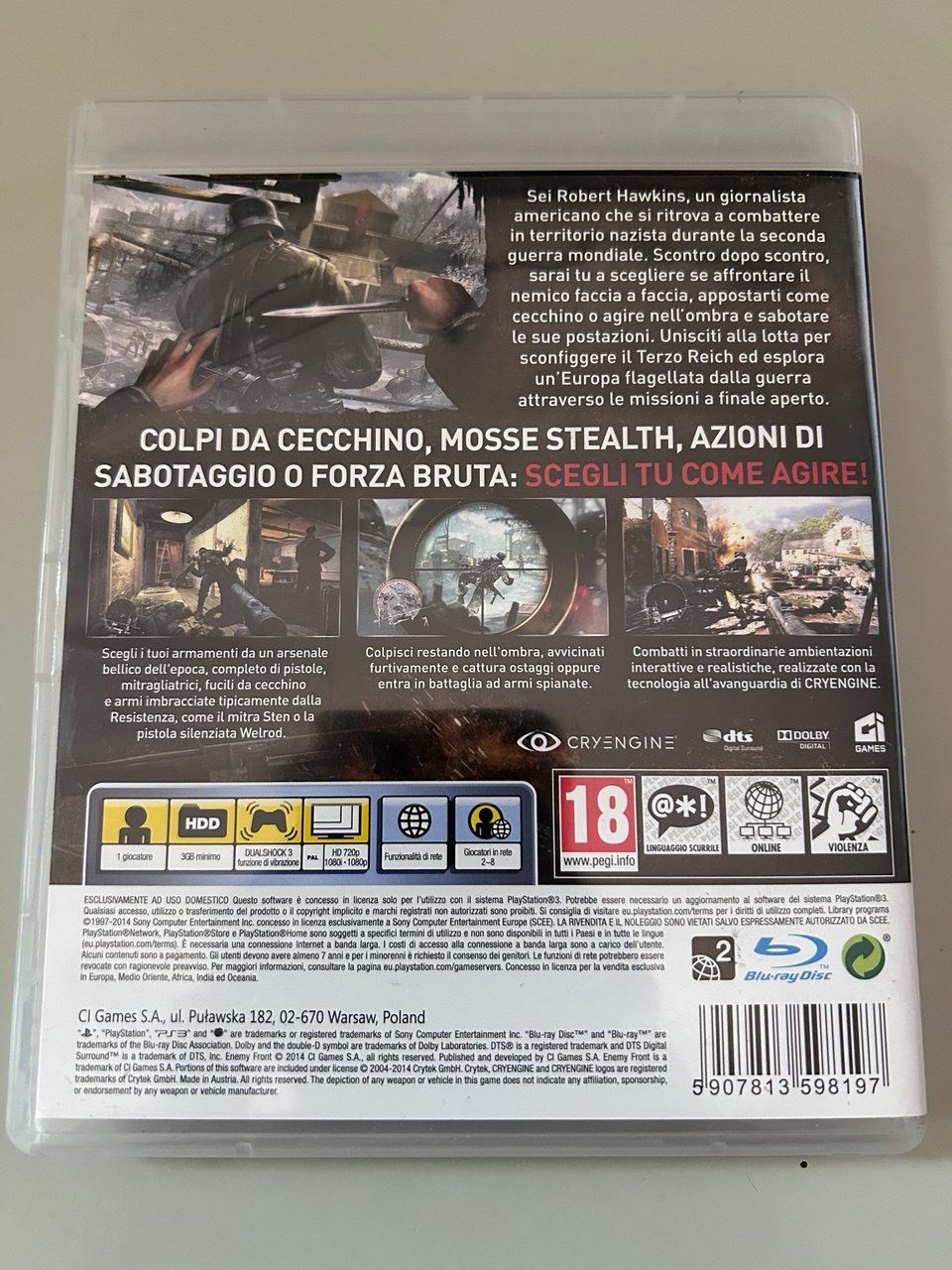 Sony Giochi: Enemy Front: Limited Edition per PlayStation 3 – Usato da Giubiasco venduto da LorisVale 1