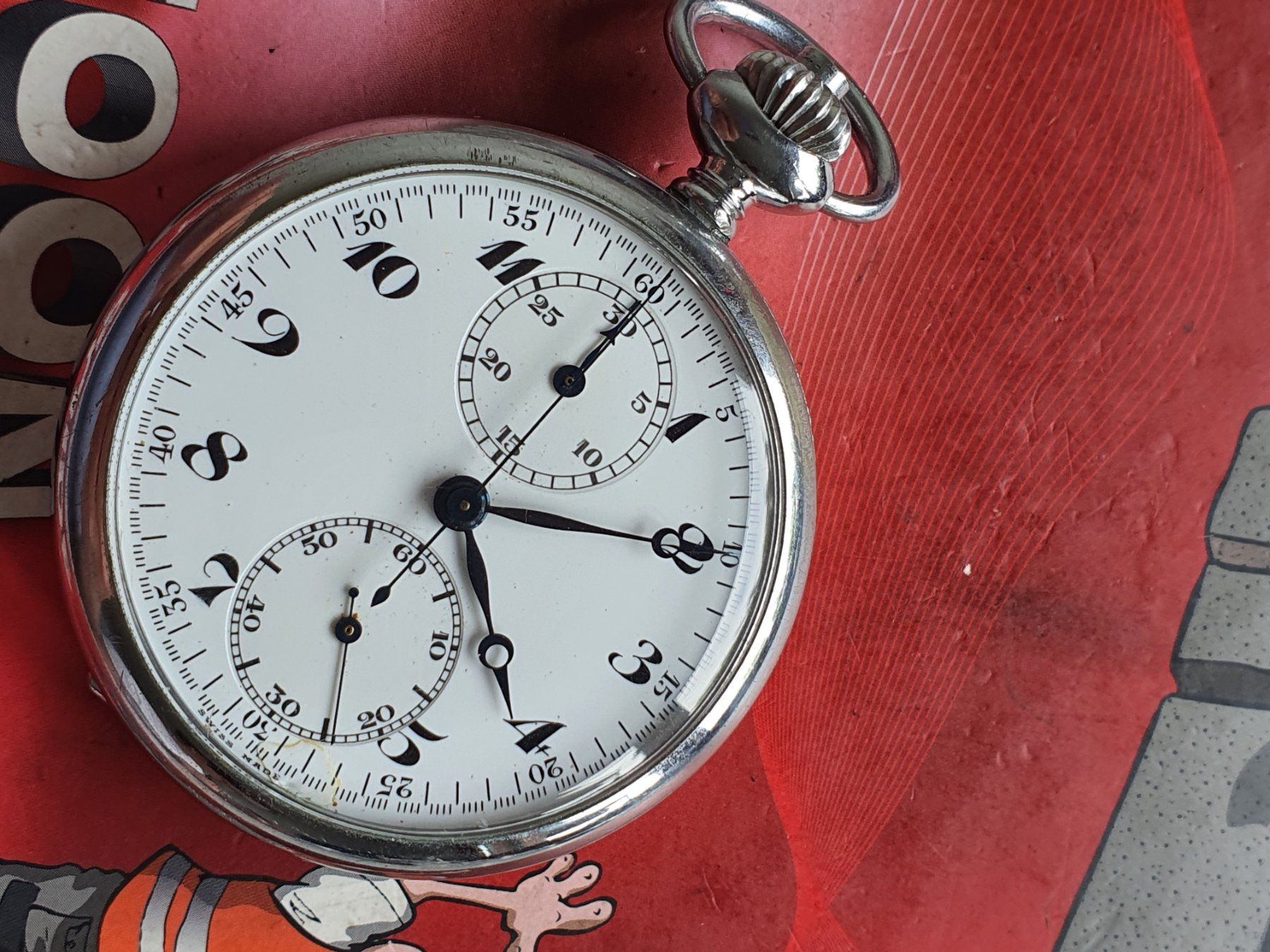 Uhren: 713 Taschenuhr Chronograph – Gebraucht aus Muri AG von Corredor 9