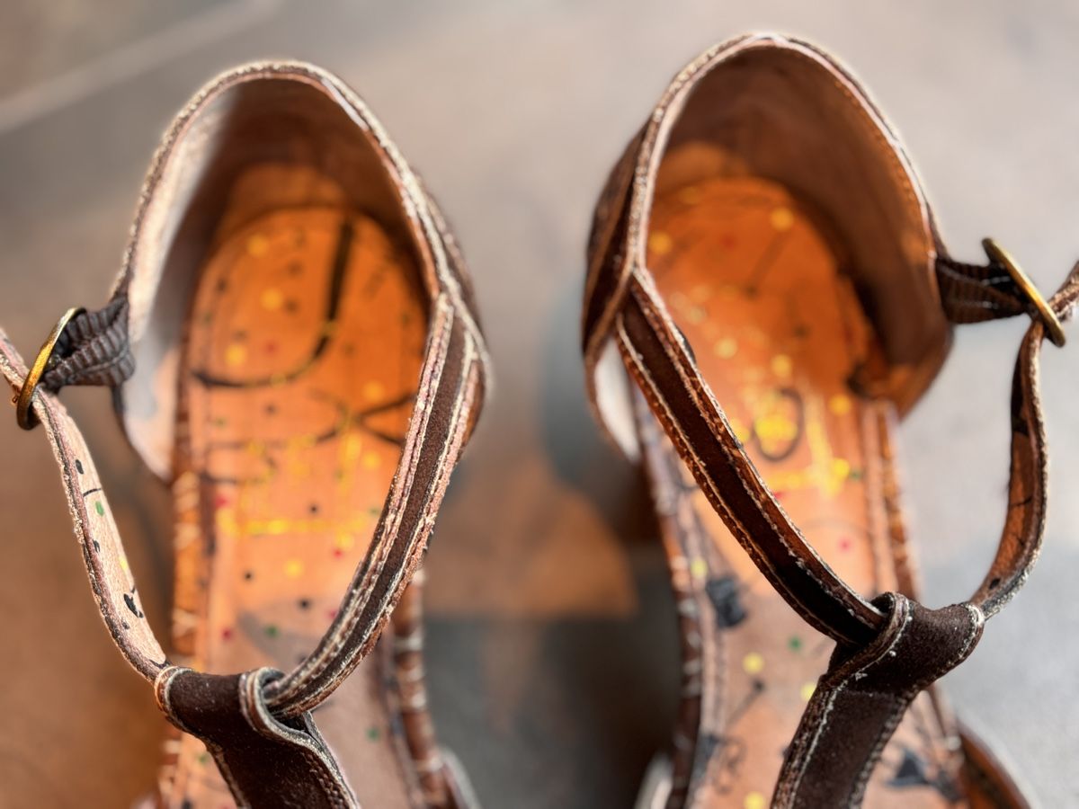 Scarpe da donna: Vintage Damenschuhe Gr.37 Braun – Usato da Zürich venduto da summertime01 4