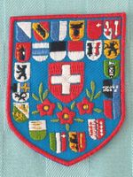 Vintage Badge Wappen Schweiz ST. GALLER STICKEREI