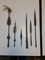 Handgeschmiedete Speerspitzen 6Stk.