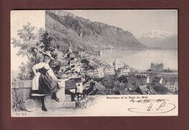 MONTREUX - Vaudoise - Dents du Midi - 1901