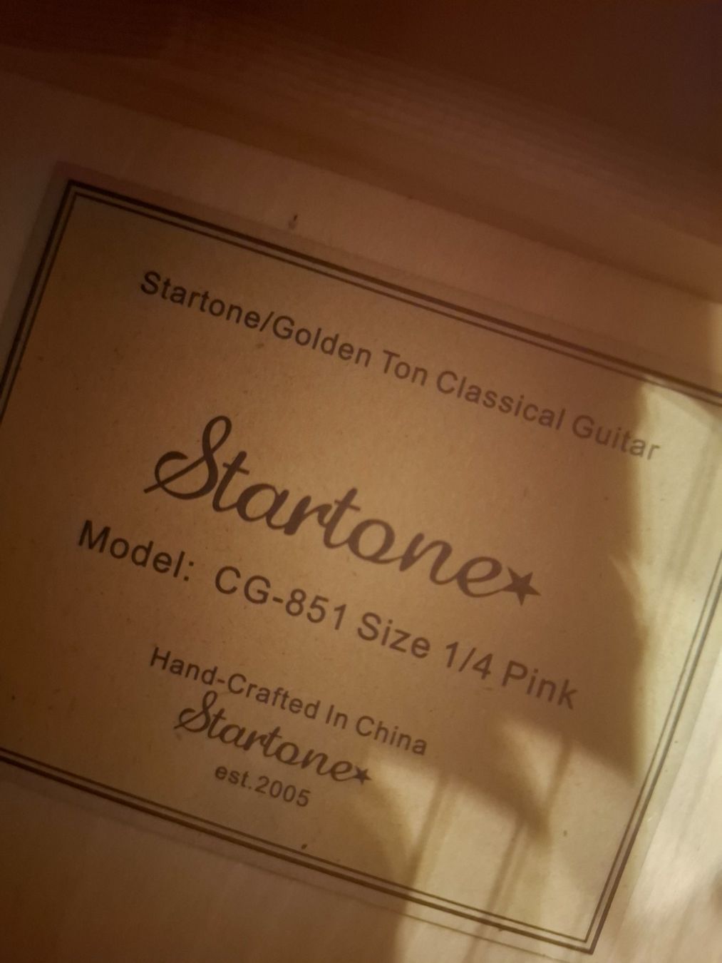 Musikinstrumente: Kindergitarre Startone pink – Gebraucht aus Frenkendorf von HJ.Peter.AG 1