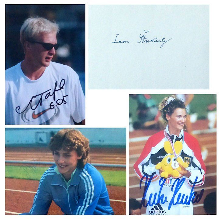 Autografi: Leichtathletik - Div. Autogramme zum Aussuchen – Usato da Dietikon venduto da immortal-stars 2