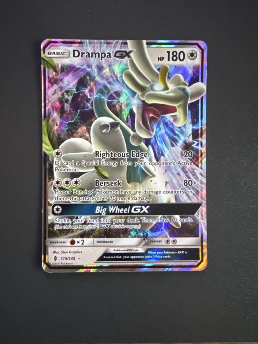 Pokémon Carte collezionabili: Drampa GX, EN, Good – Usato da Ecublens  VD venduto da Goopecev