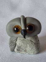 Eule Figur Naturstein Handgemacht sie Foto wunder schön