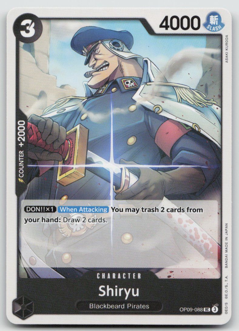 Bandai Carte collezionabili: One Piece Shiryu OP09-088 UC – Usato da Lugano venduto da VlaseCard