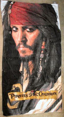 Disney Teli da bagno: Linge Serviette de plage Jack Sparrow – Usato da Orsieres venduto da IndianaJones50a