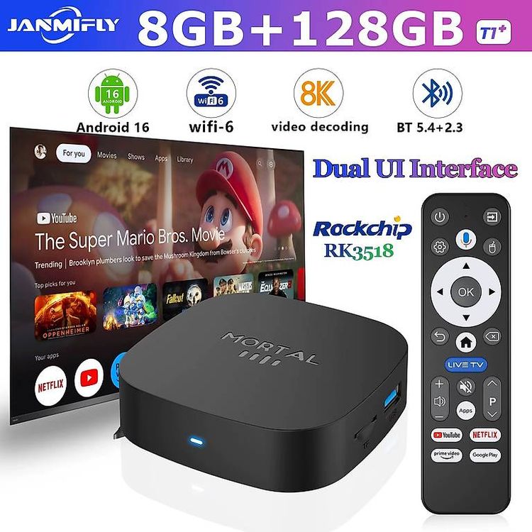NEUHEIT, neuste Android TV BOX braucht kein Strom, offen (Neu und ...