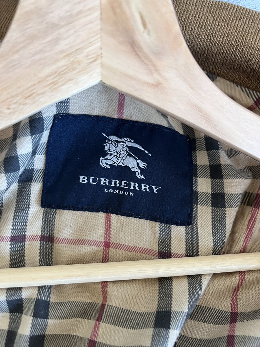 Burberry Vestes: Burberry Bomber Jacket Suede Brown Size XL – D'occasion à Lausanne par Danash 8