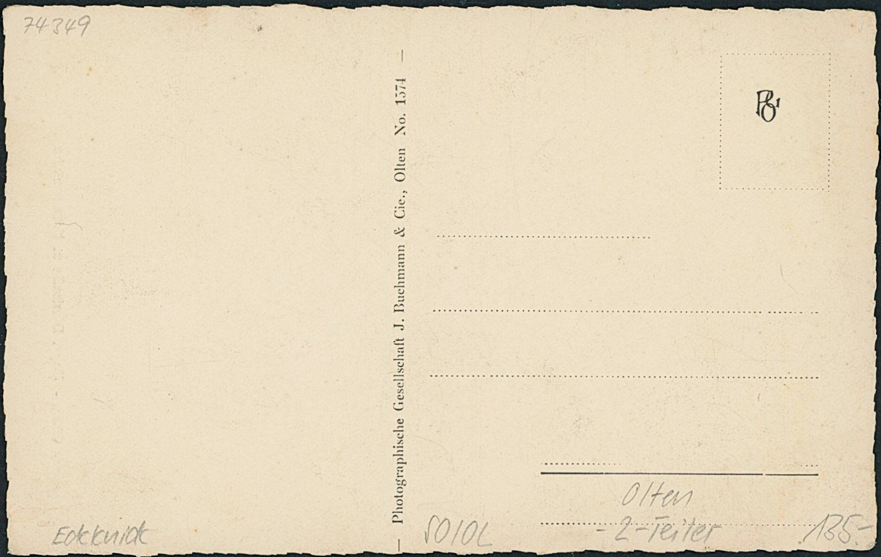 Cartoline postali: SO Olten – Nuovo (secondo la descrizione) da Schindellegi venduto da dolpitz 1