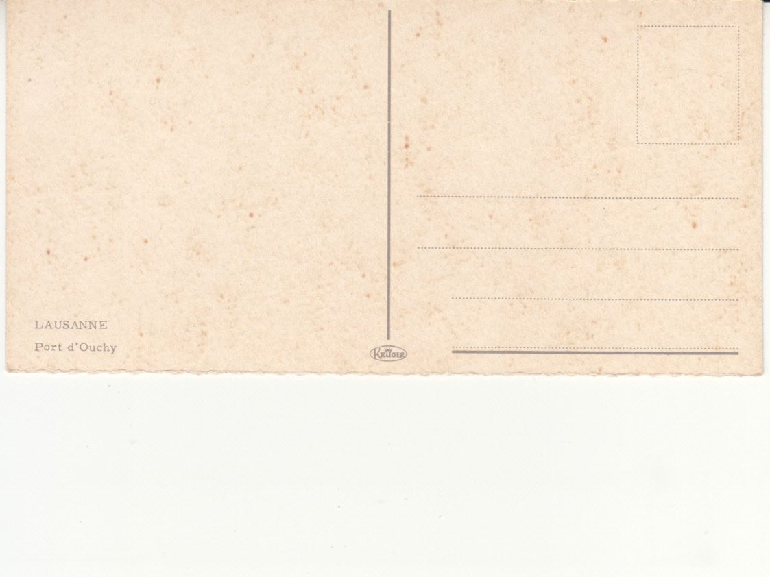 Ansichtskarten: Lausanne ca. 1950 – Gebraucht aus Bürglen TG von StampGraf 1