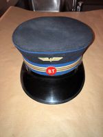 Bähnlermütze der Bodensee-Toggenburg Bahn, blau/schwarz