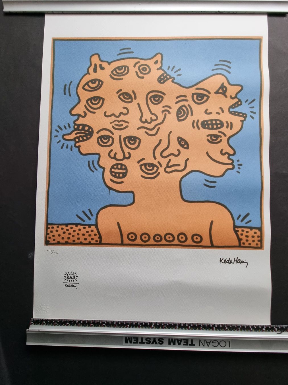 Grafica & Litografie: Keith Haring  Lithograph, HANDNUMMERIERT DRUCKSIGNIERT – Usato da Gersau venduto da grafik-kunst 2