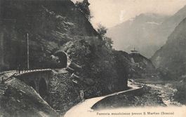 Soazza GR Ferrovia Mesolcinese San Martino bahn zug