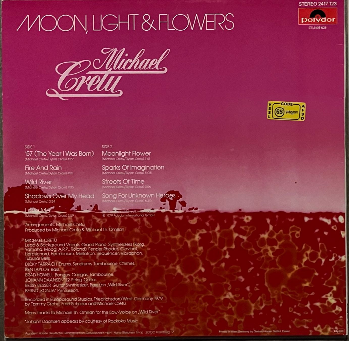 Vinyles: MICHAEL CRETU - MOON, LIGHT & FLOWERS - 33 Tours – D'occasion à Bussigny par vinyl-pas-cher 1