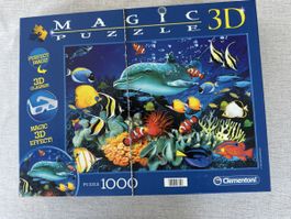 Clementoni 3D Puzzle 1000 Teile Unterwasserwelt neu